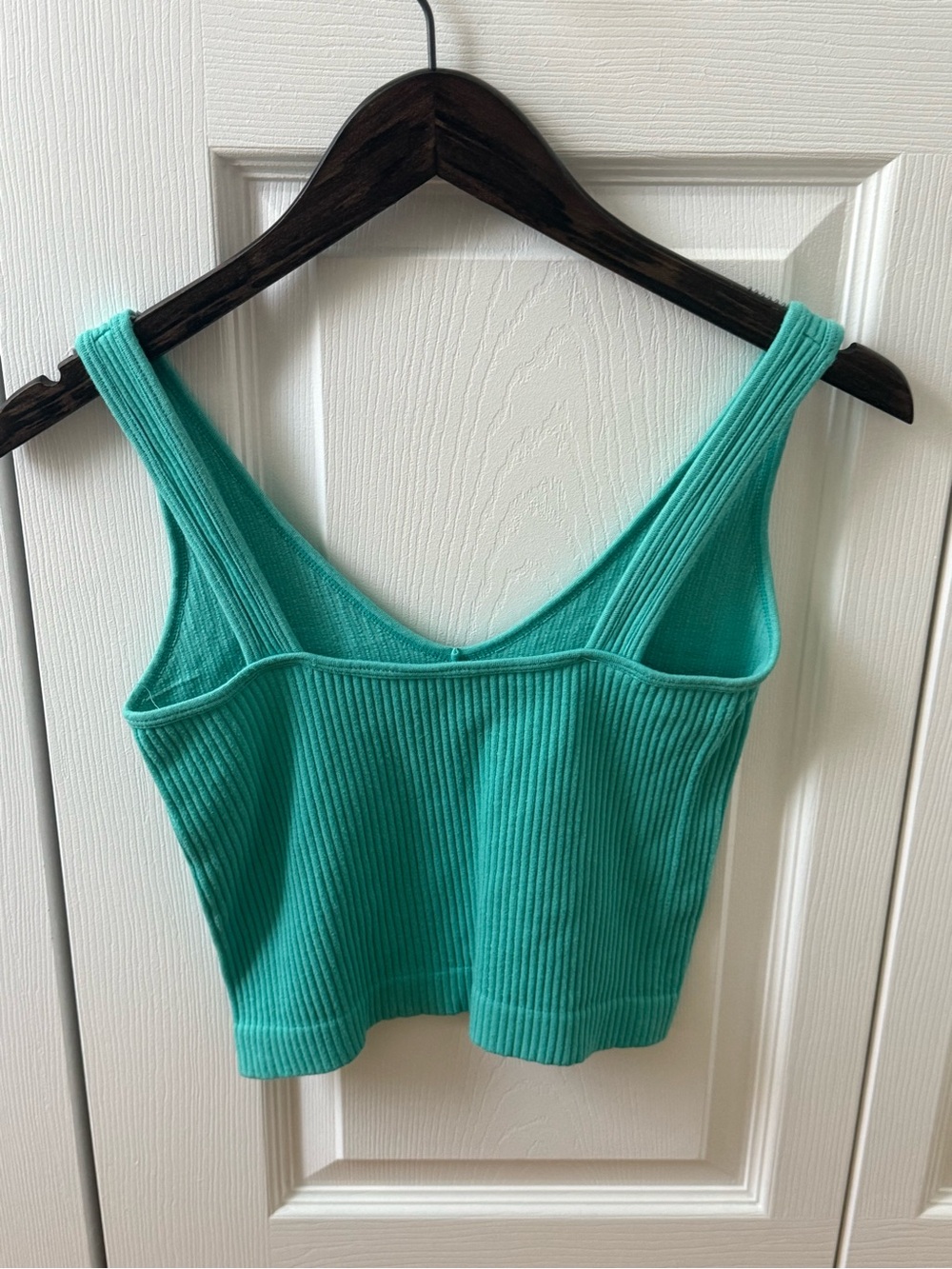 Free People Turquoise Ribbed Brami - Picture 3 of 4
